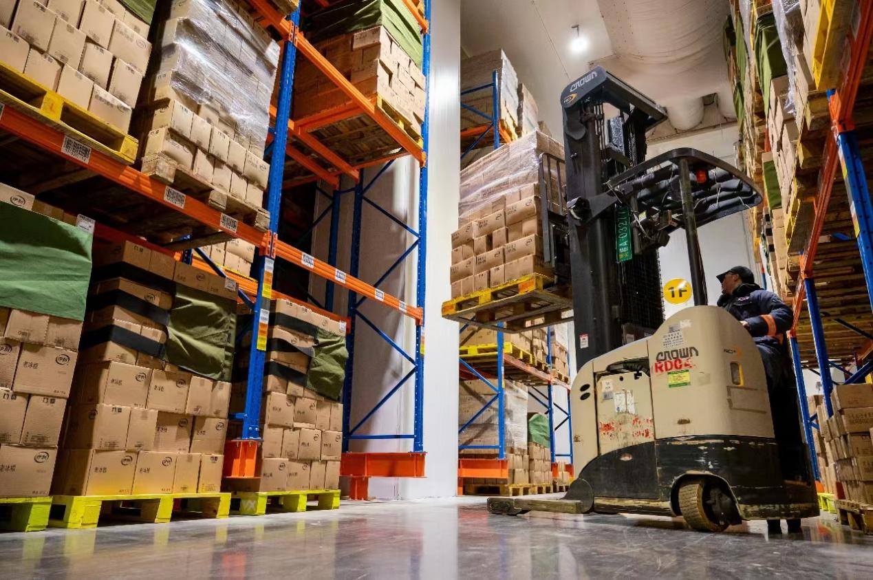 萬(wàn)緯冷鏈南寧園區(qū)。 人民網(wǎng) 嚴(yán)立政攝