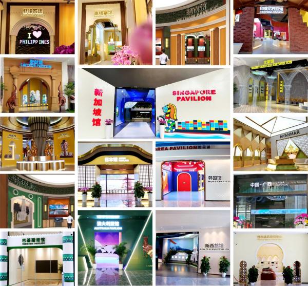 中國(guó)—東盟特色商品匯聚中心展館一覽。 中新物流園供圖