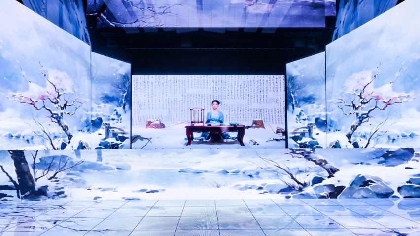 網易云音樂與小冰公司推出虛擬歌手陳水若演唱《風雪千千》。主辦方供圖